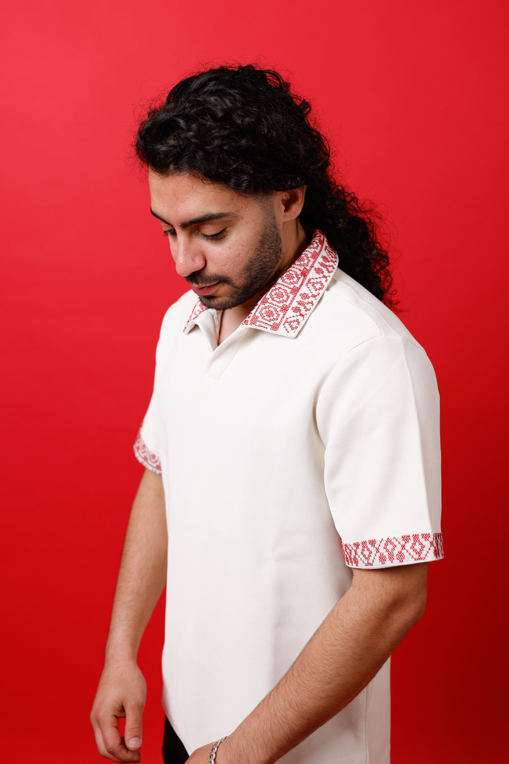 Ramallah Red on White