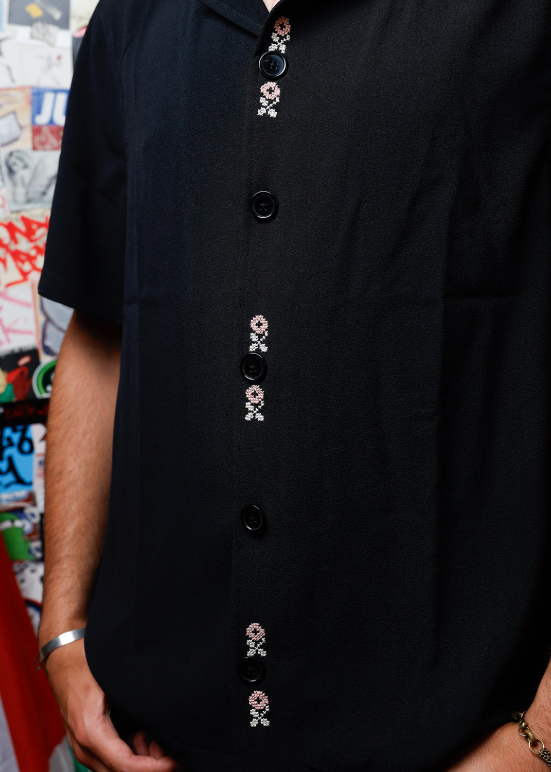 Pink Rockrose Button Down